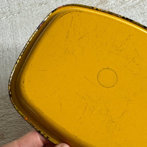 Vintage Metal Retro Rolling Tray - Groovy Herb Tray - Picture 8 of 9